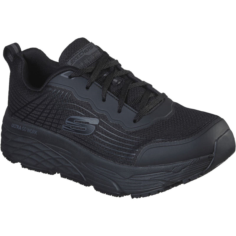 Skechers Workwear Skechers Work Relaxed Fit Baskets De Sécurité Noires Pour Hommes En Textile