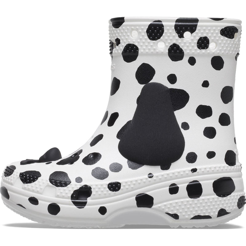 Crocs Classic Dalmatian Eva Bottes De Pluie Blanches Et Noires
