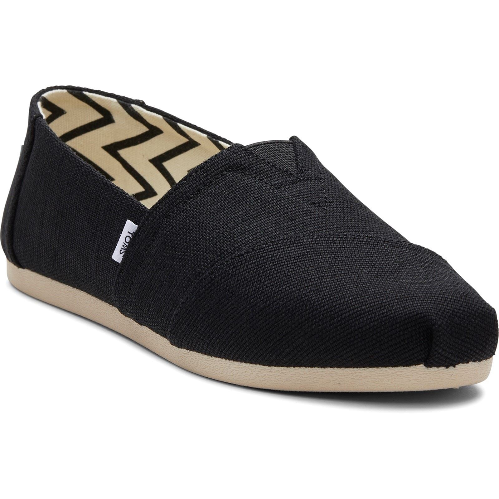 TOMS Alpargata Classic Espadrilles Noires En Coton Pour Femmes