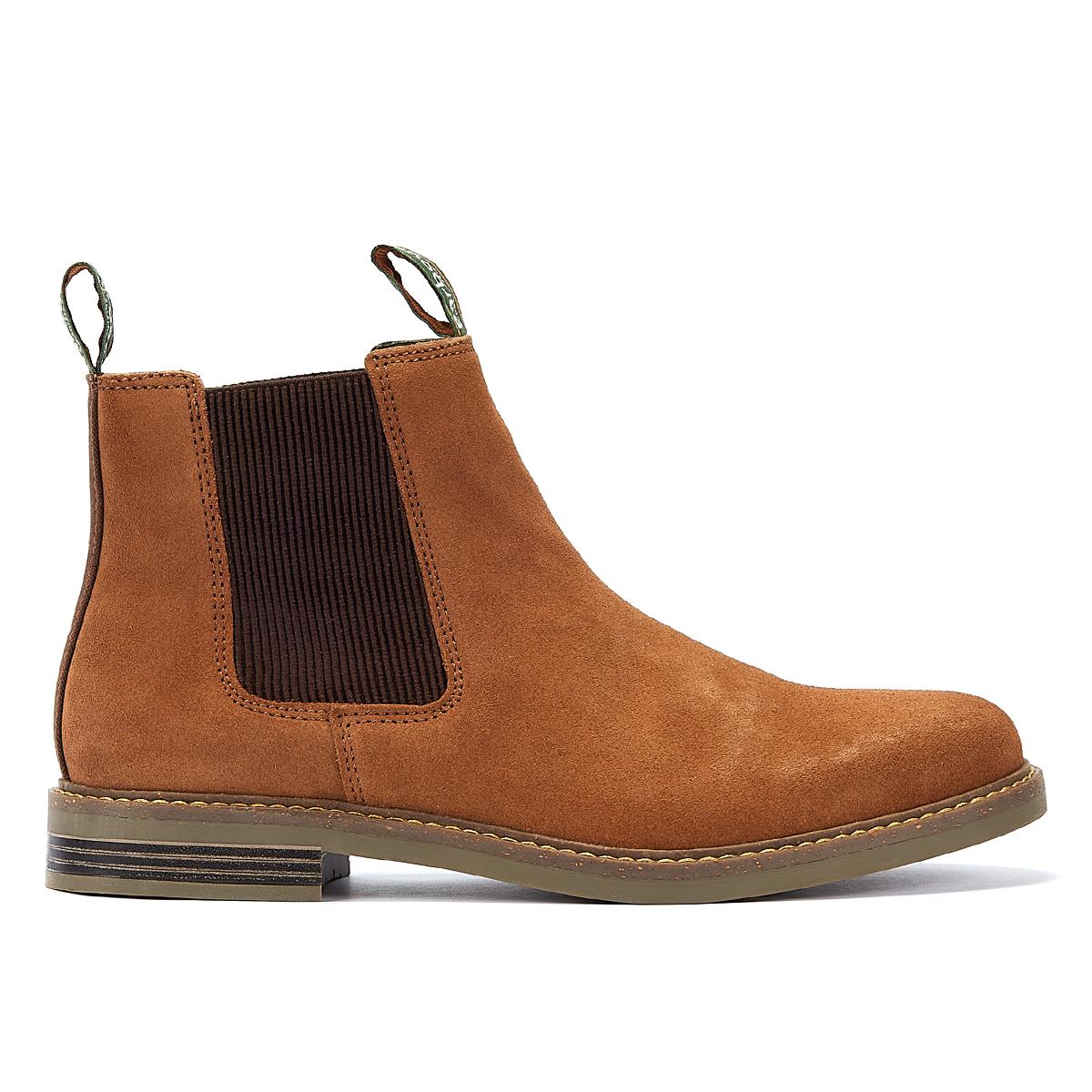 Barbour Bottes Beige En Daim Pour Homme Farsley