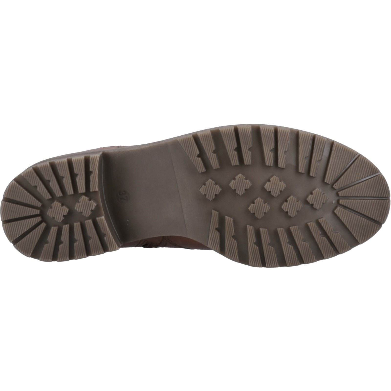Hush Puppies Pippa Bottes En Cuir Pour Femmes Couleur Tan
