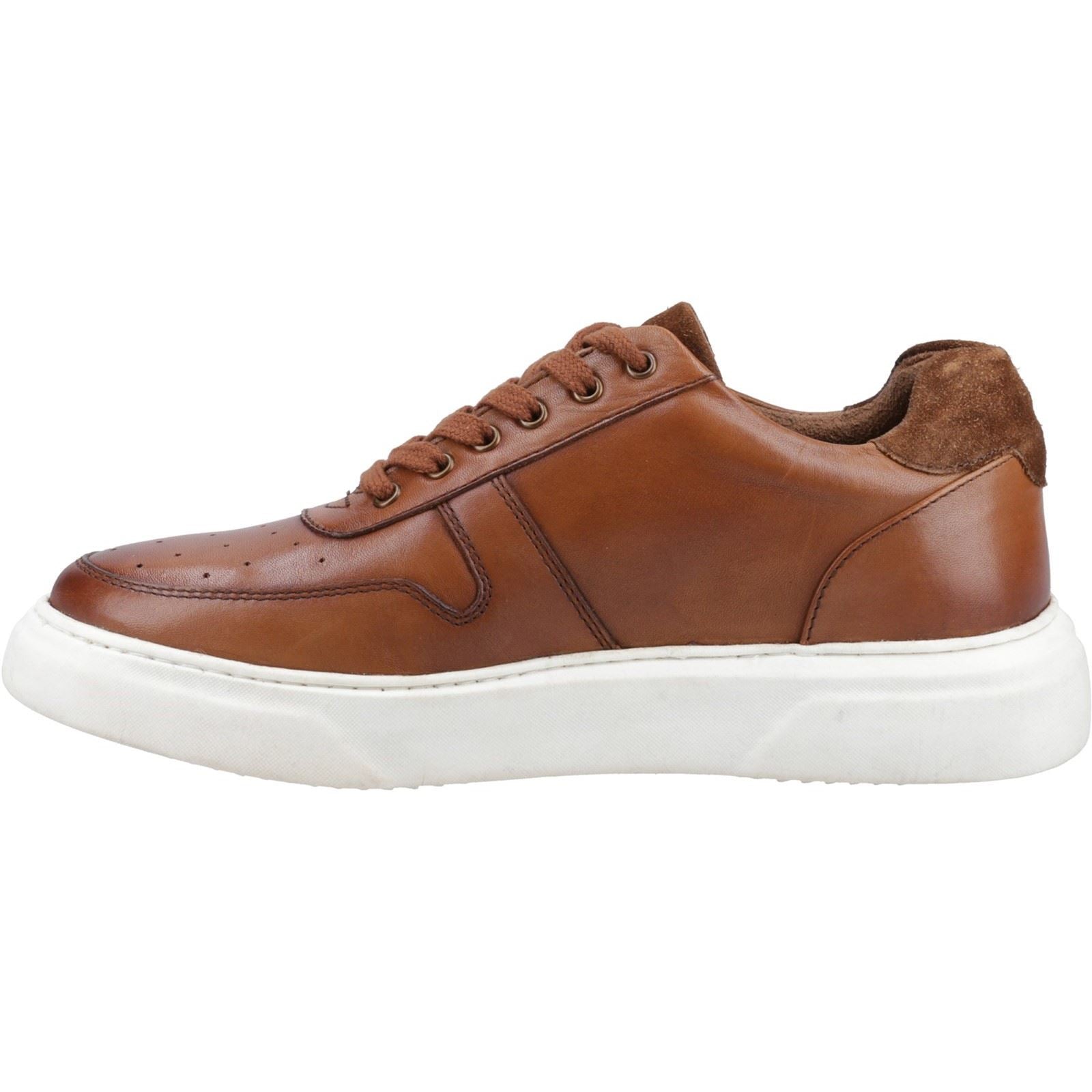 Hush Puppies Wyatt Chaussures De Sport En Cuir Pour Hommes Coloris Fauve