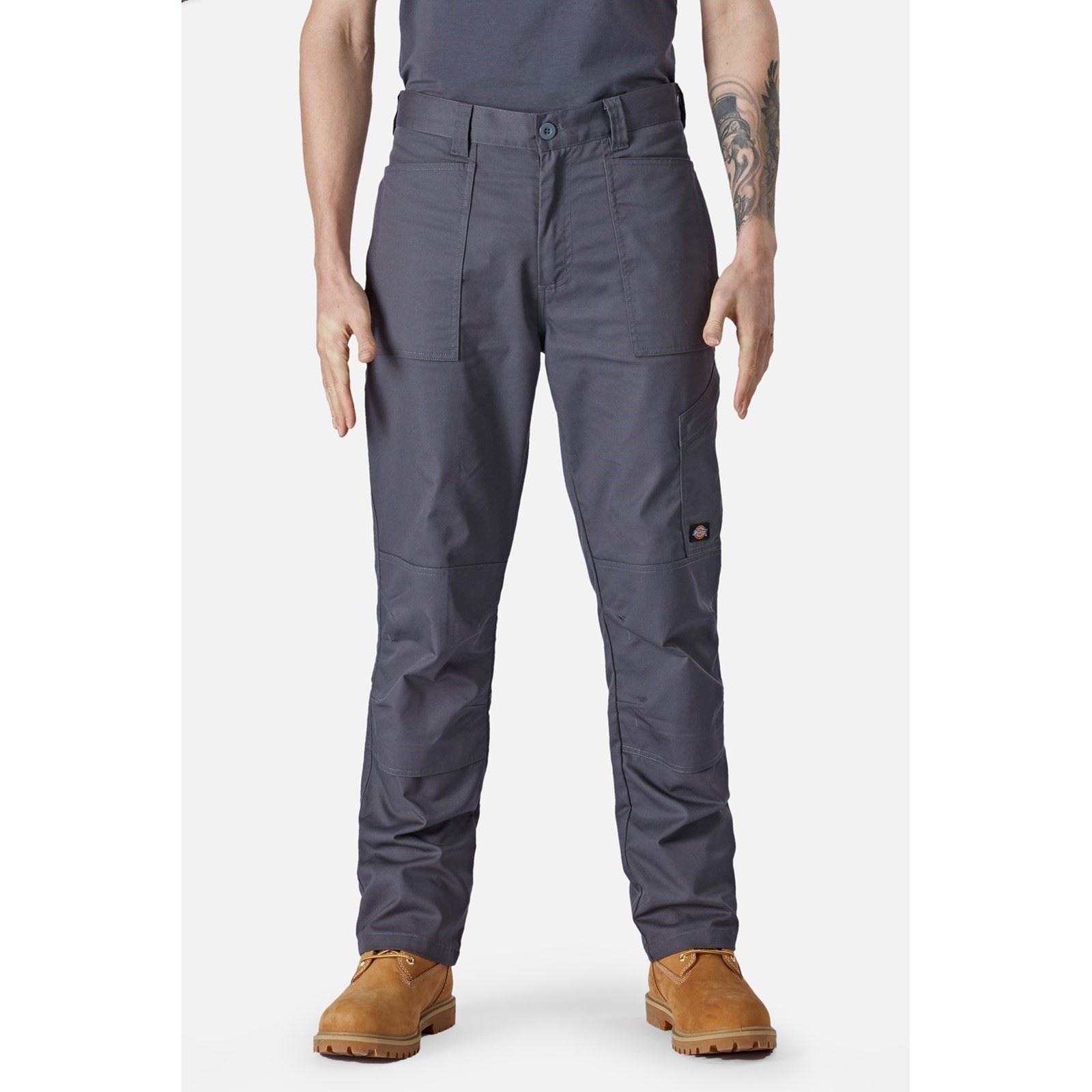 Dickies Action Flex Pantalons D'extérieur Pour Hommes En Polyester Gris