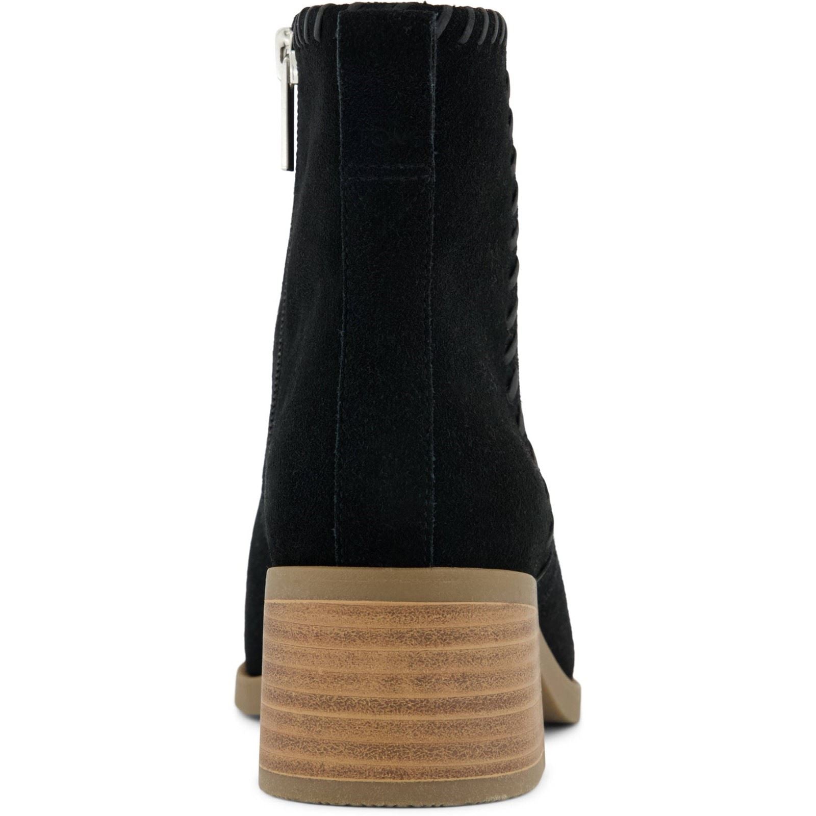 TOMS Delilah Heeled Bottines À Talons Noires Pour Femmes Suède