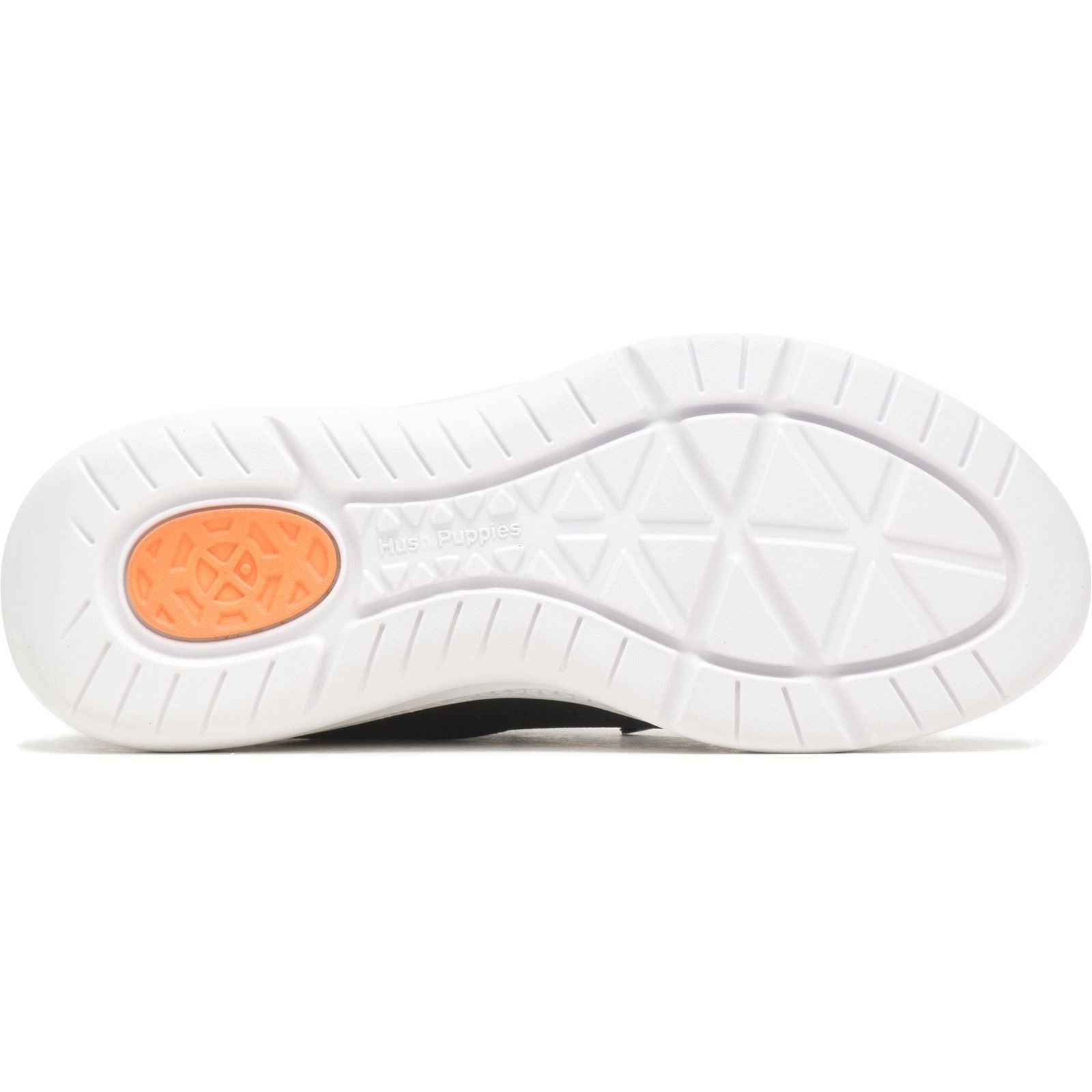 Hush Puppies Elevate Baskets Noires Pour Femme En Cuir
