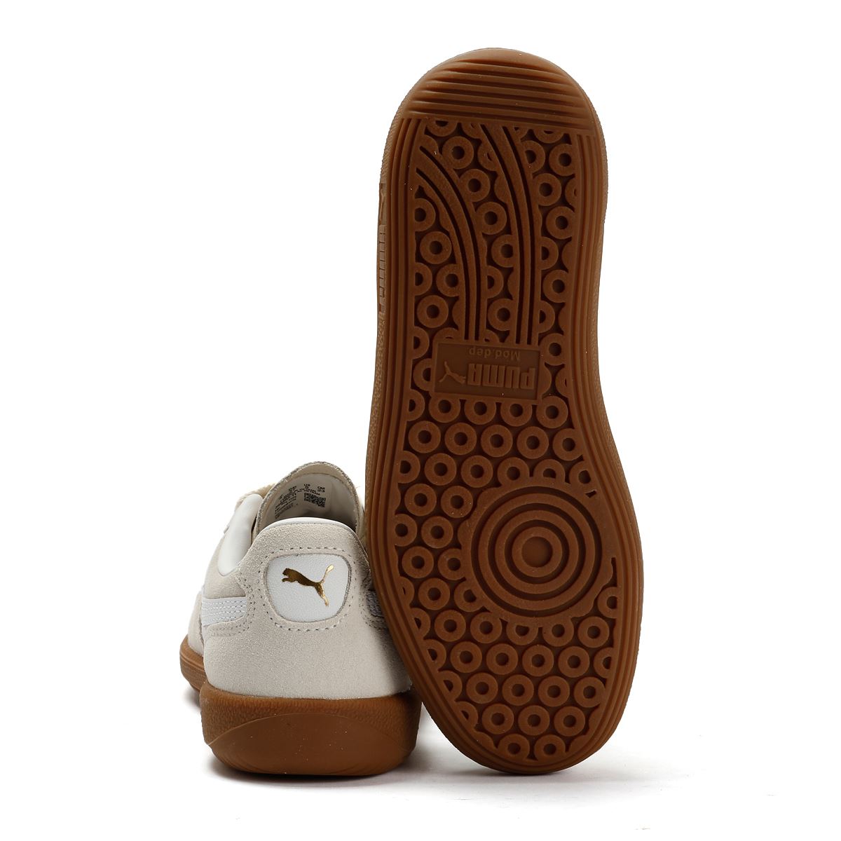 Puma Palermo Baskets Blanches Pour Femmes Suède