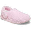 Crocs Classic Cozzzy Pantoufles En Lait Rose En Polyester Pour Femmes