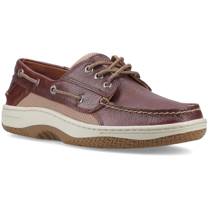 Sperry Billfish 3 Eye Chaussures De Bateau En Cuir Marron Pour Homme