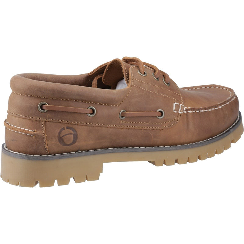 Cotswold Inglecote Chaussures Bateau Pour Homme En Cuir Couleur Chameau