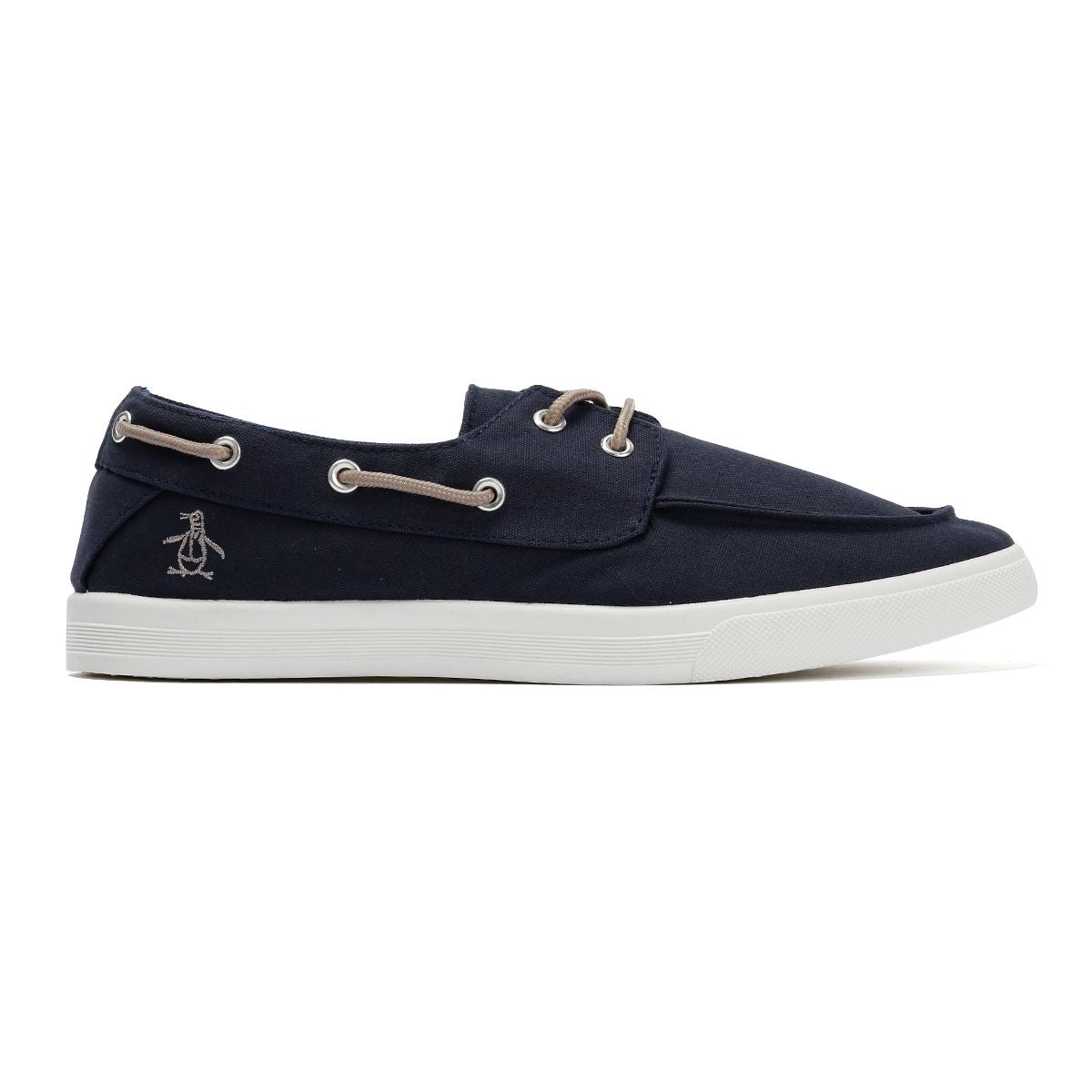 Penguin Sailor Chaussures Lacées Bleu marine En Toile Pour Hommes