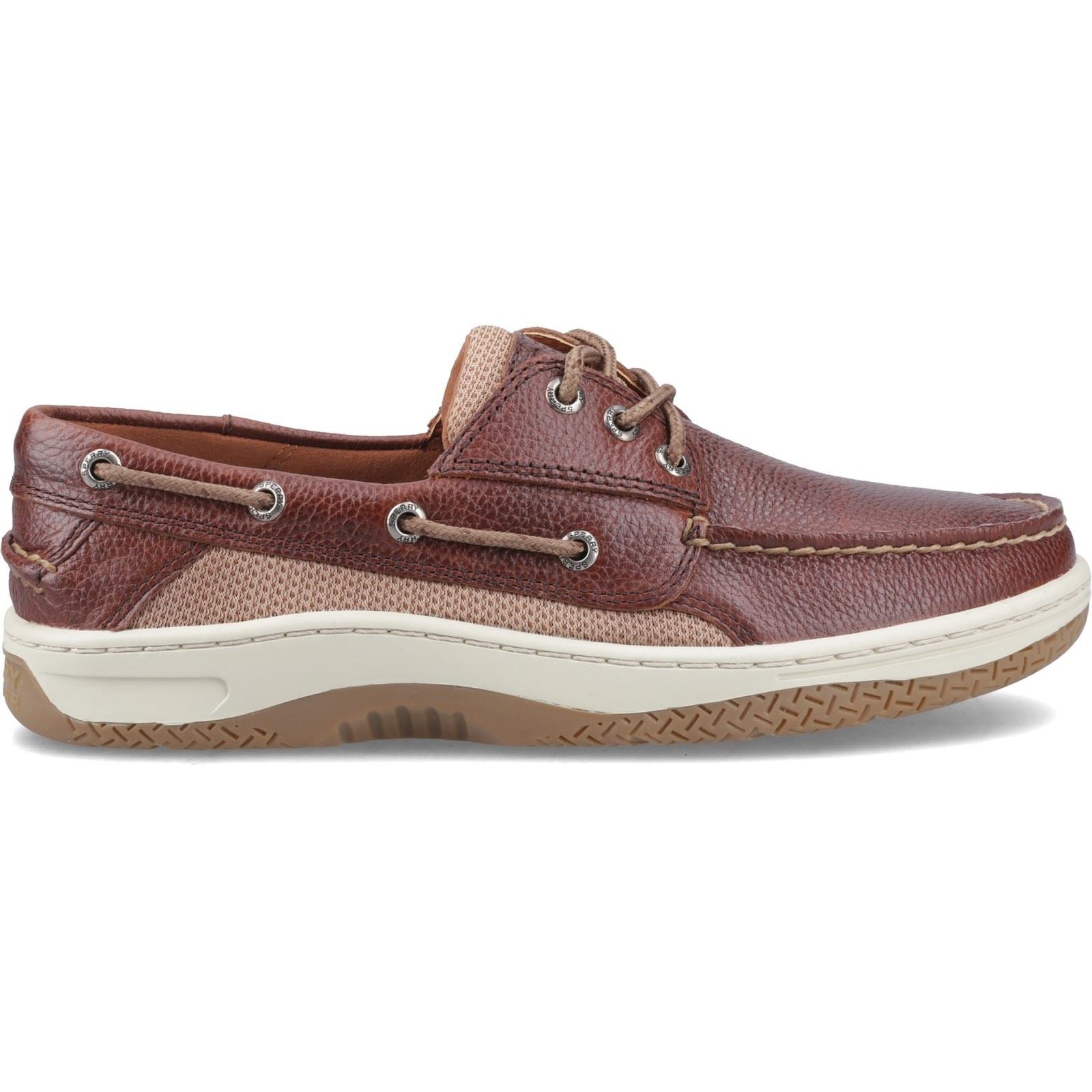 Sperry Billfish 3 Eye Chaussures De Bateau En Cuir Marron Pour Homme