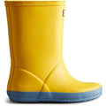 Hunter Kids First Bottes En Caoutchouc Unisexe Pour Enfants Jaunes