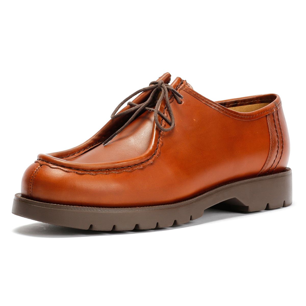 Kleman Padror TH Chaussures en cuir pour hommes couleur cognac