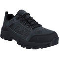 Hi-Tec Bandera Expedition Low Chaussures De Randonnée Pour Hommes En Cuir Gris Foncé/noir