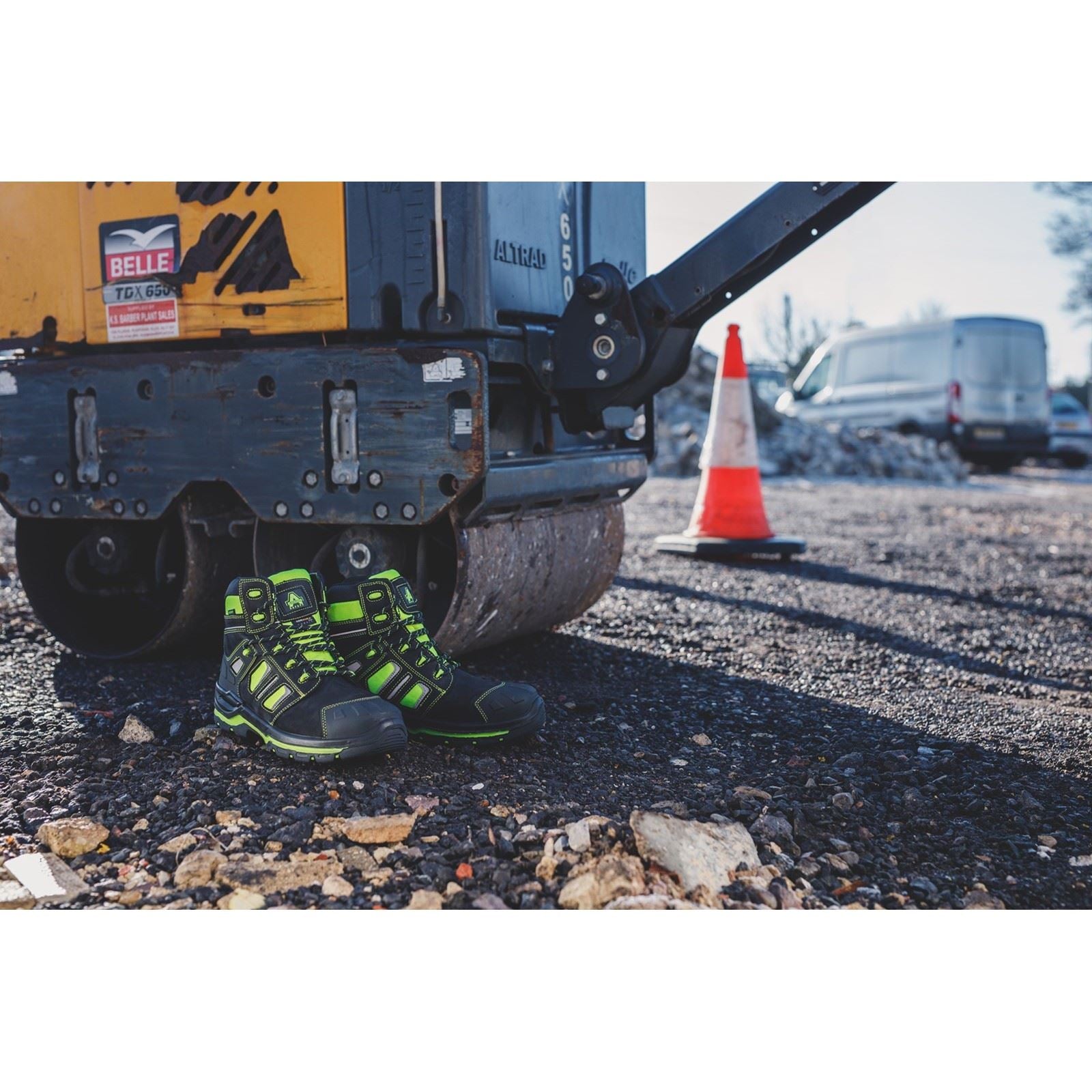 Amblers Safety Bottines De Sécurité En Cuir Jaune Éclatant