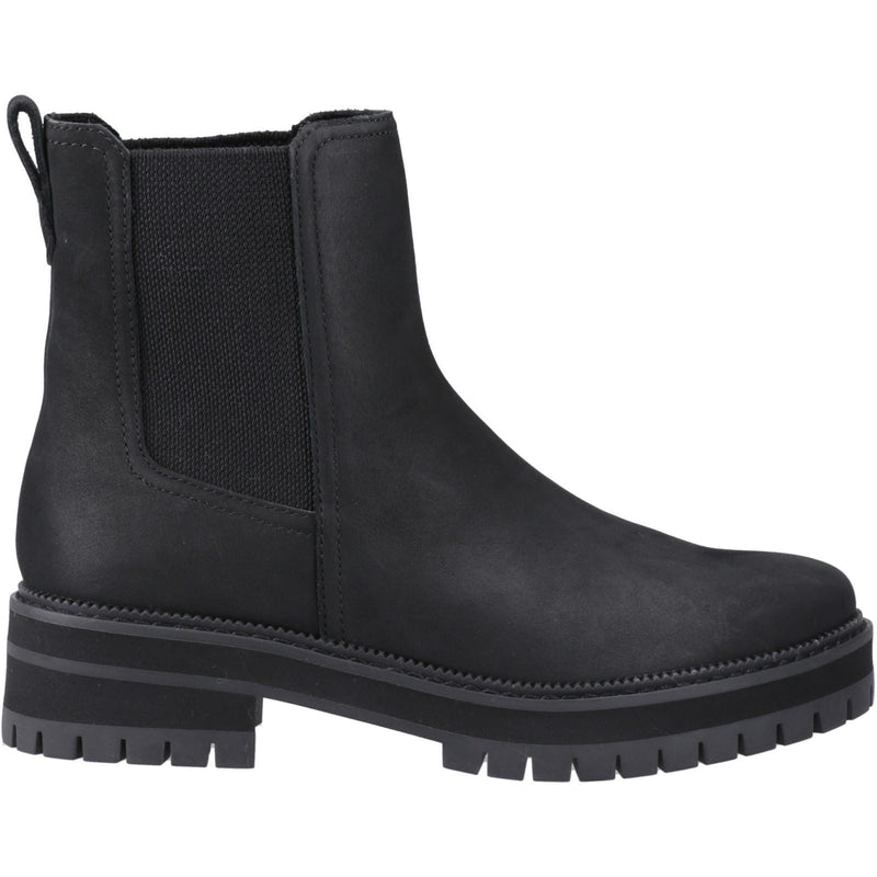 TOMS Bennet Bottes En Cuir Noires Pour Femmes