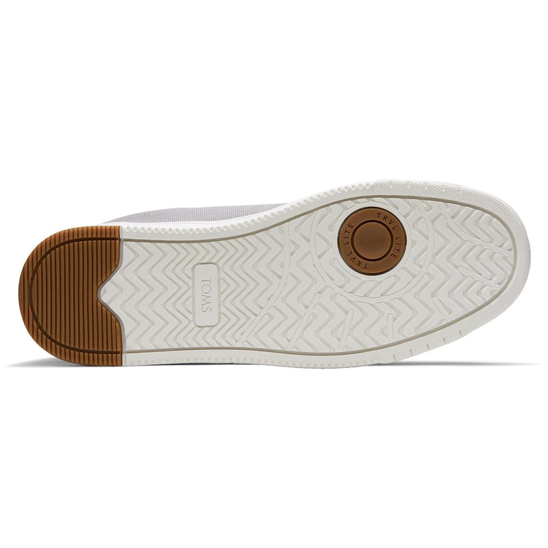 TOMS Travel Lite 2.0 Low Baskets Grises Pour Hommes En Coton À 100%
