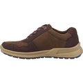 Hush Puppies Alexander Chaussures En Cuir Marron À Lacets Pour Homme