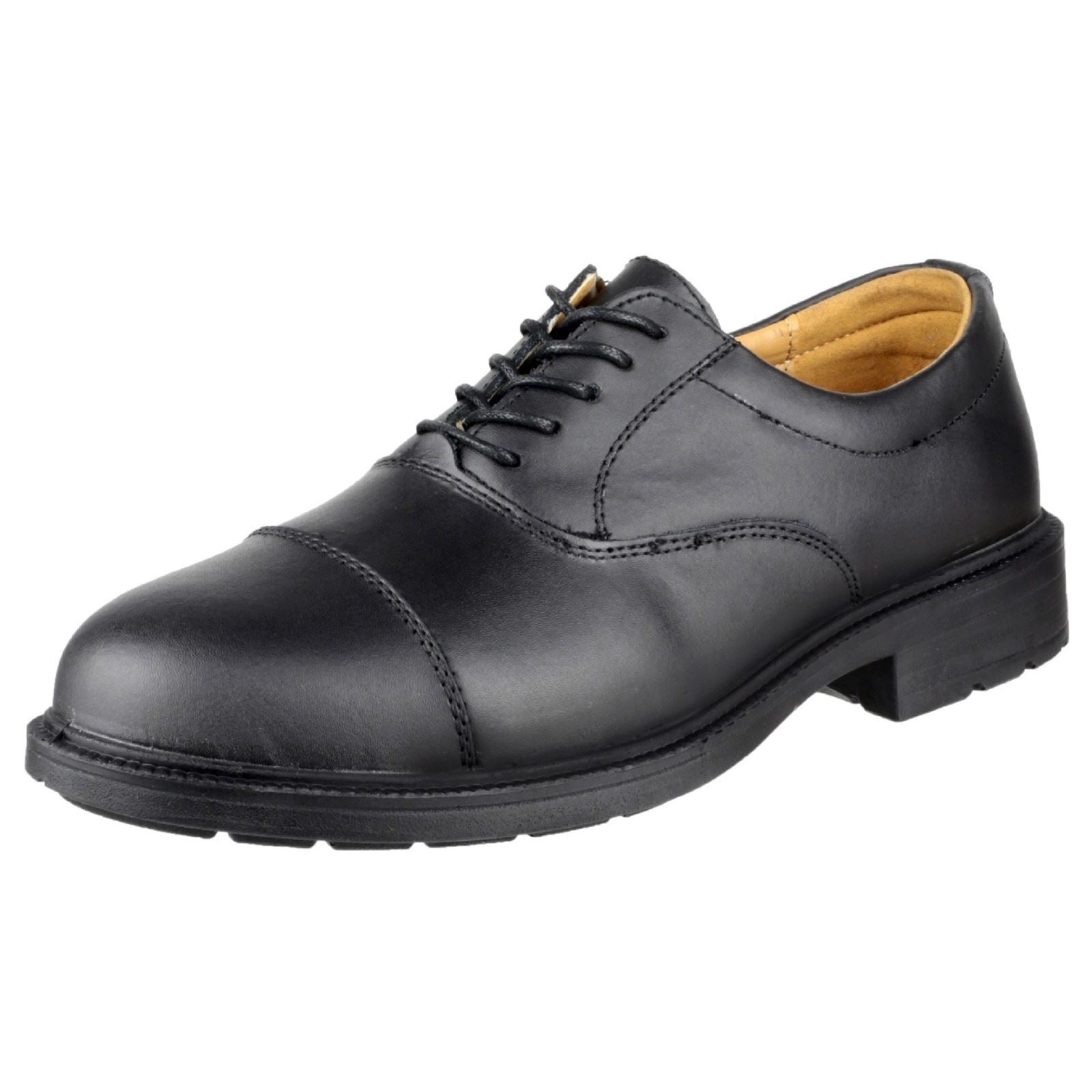 Amblers Safety Chaussures De Sécurité En Cuir Noir Fs43