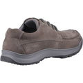 Hush Puppies Tucker Lace Chaussures À Lacets En Nubuck Gris Pour Hommes En Cuir