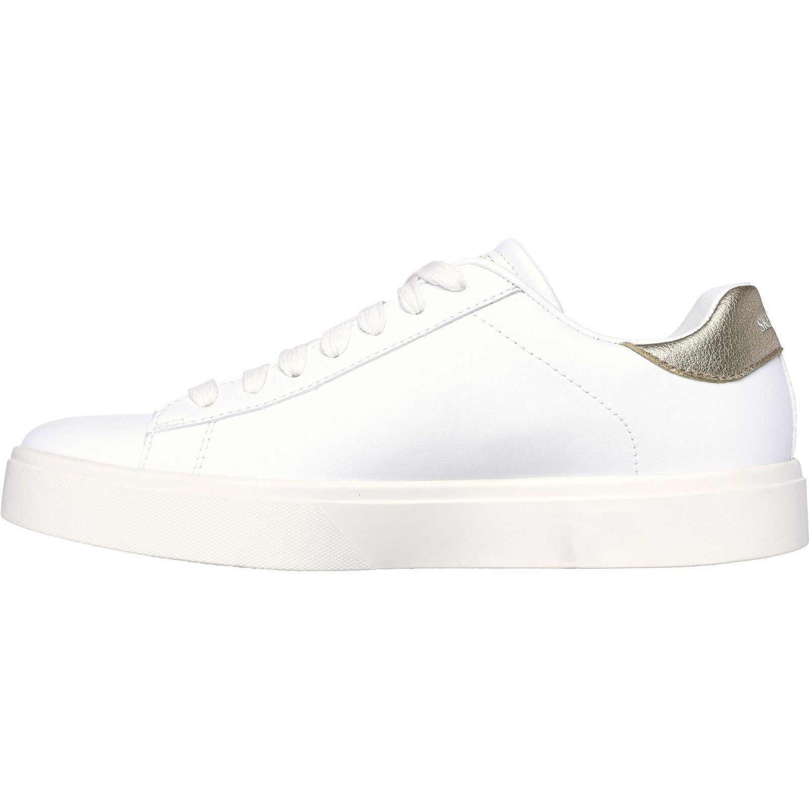 Skechers Eden LX Beaming Glory Baskets Blanches/Dorées Pour Femme En Synthétique