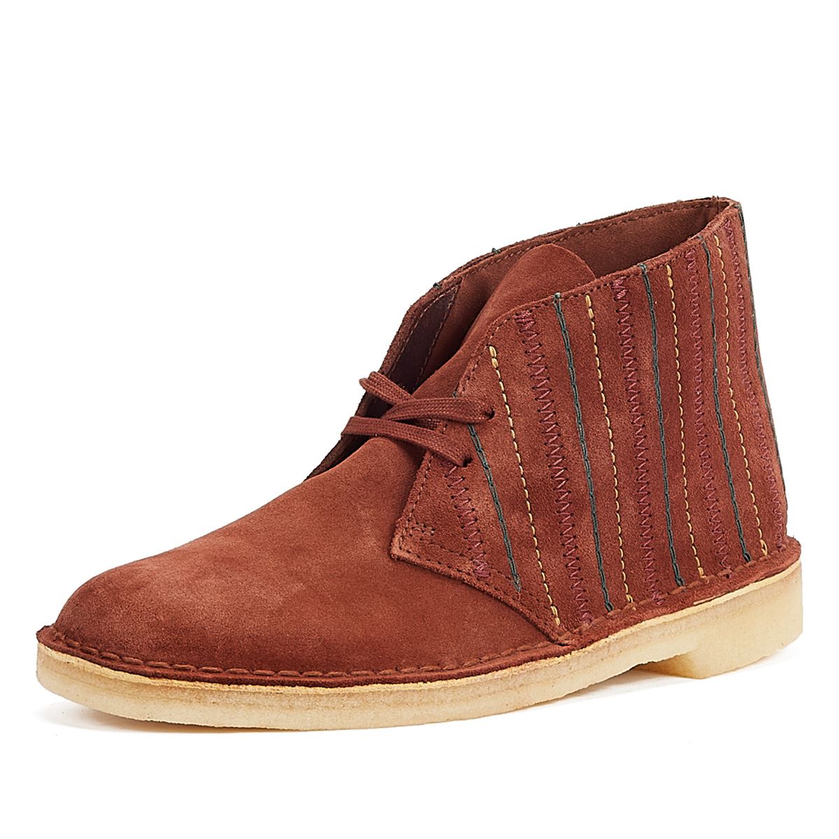 Clarks Originals Bottes Marron En Daim Desert Boot Originals Pour Hommes