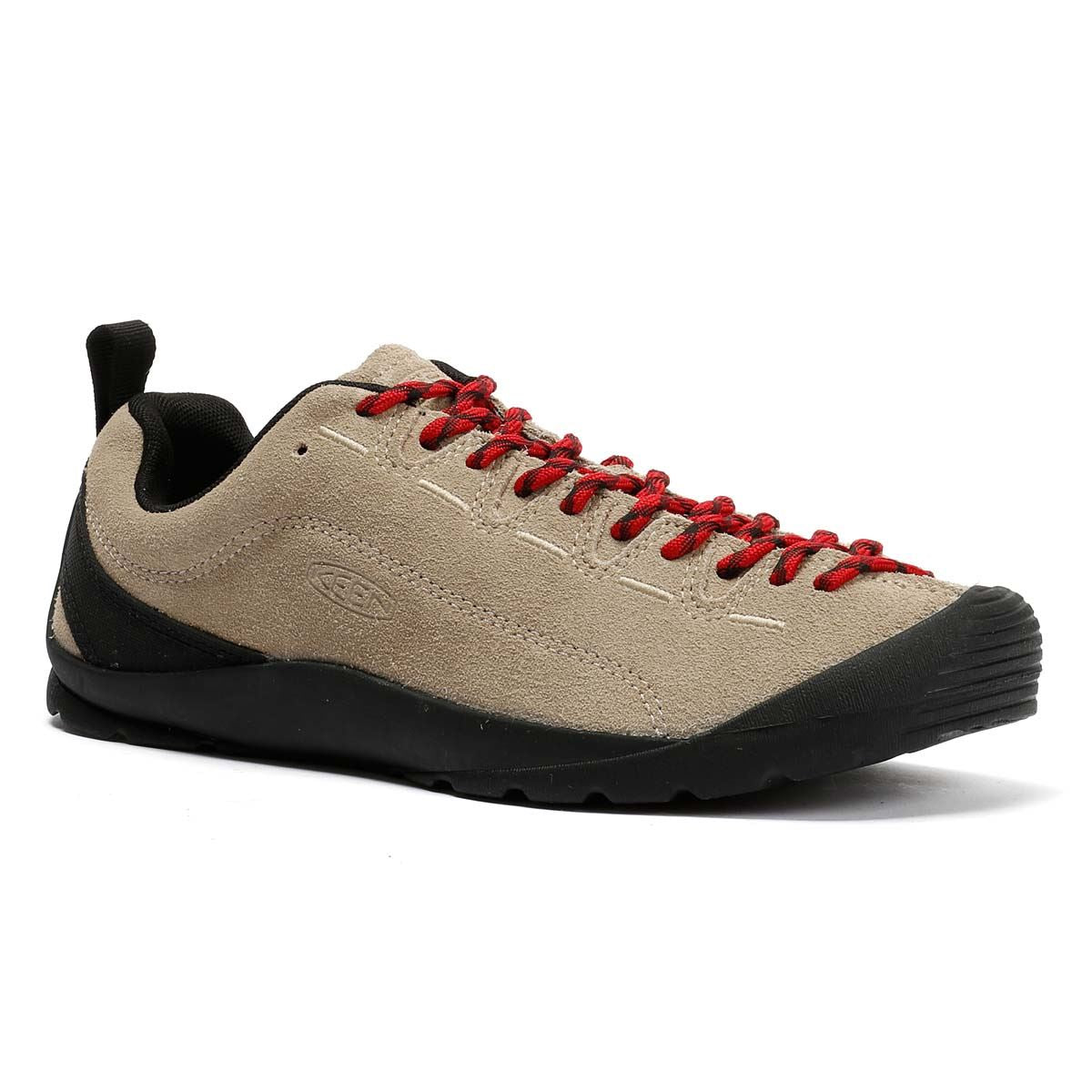Keen Jasper Baskets Beiges Pour Hommes En Suède