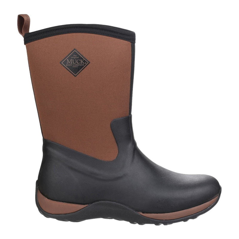 Muck Boots Arctic Weekend Bottes En Caoutchouc Noires/Brunes Wellington