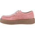 Hush Puppies Bridie Suede Chaussures Mocassins Roses En Cuir Pour Femmes