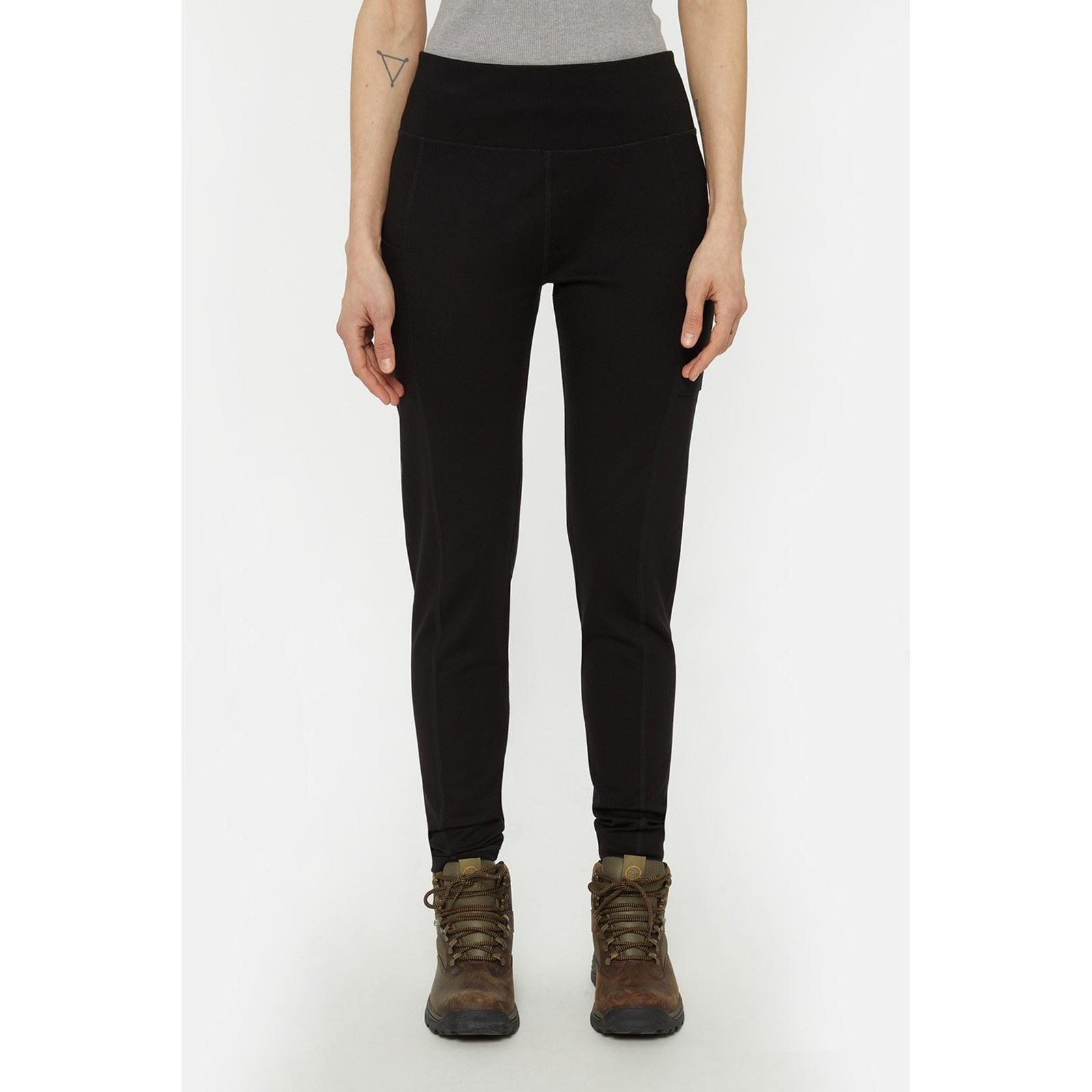 Dickies Double Pocket Legging Pantalons De Randonnée Pour Femmes Noirs En Viscose