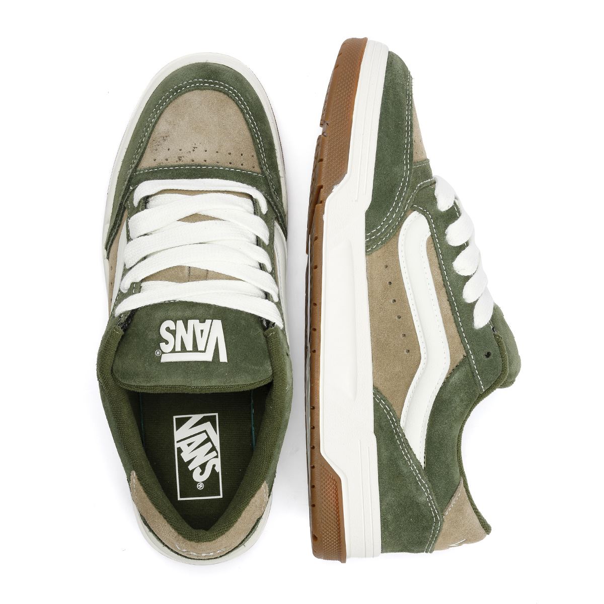 Vans Hylane Baskets Vertes Pour Hommes