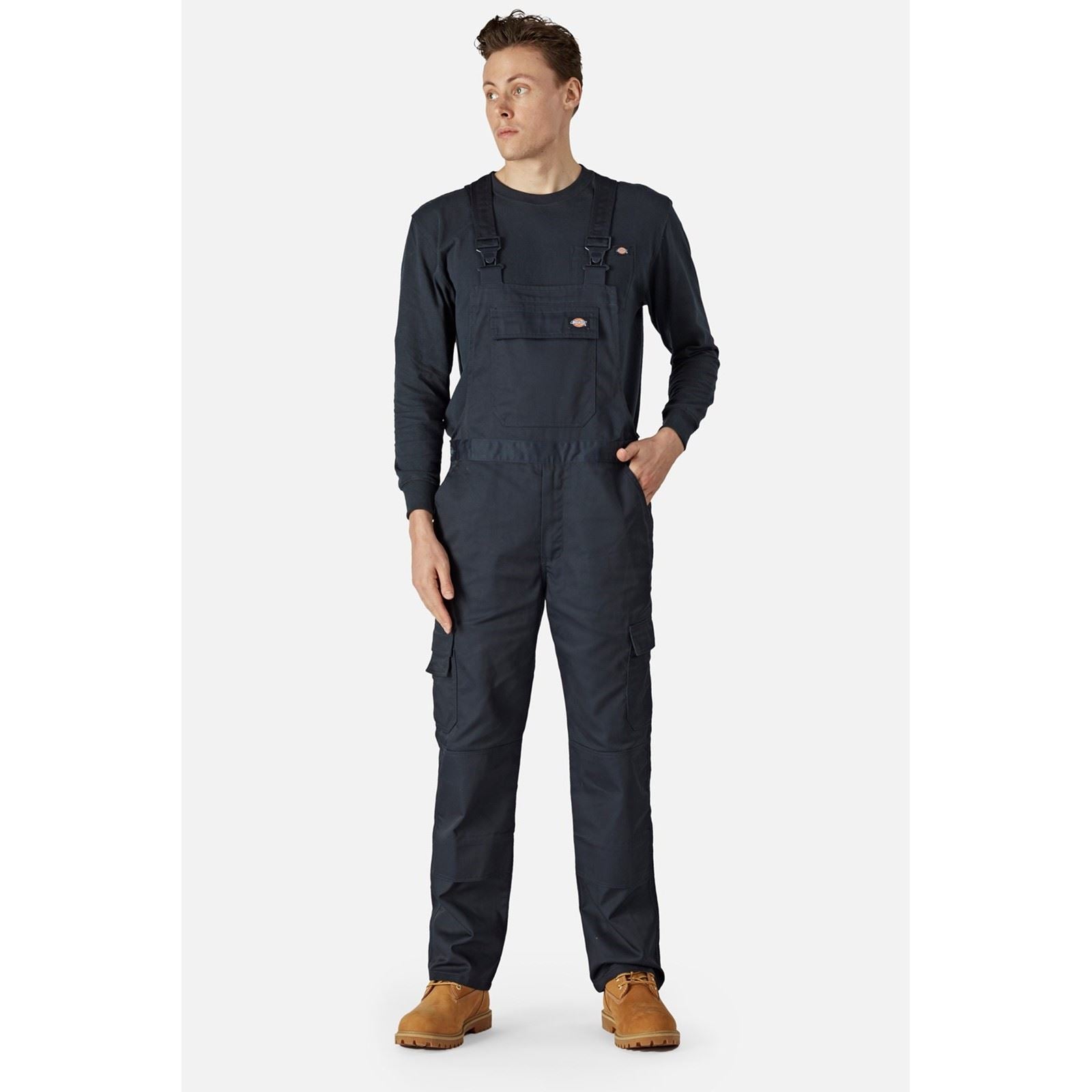 Dickies Everyday Bib and Brace Salopette De Travail Bleue En Polyester Pour Hommes