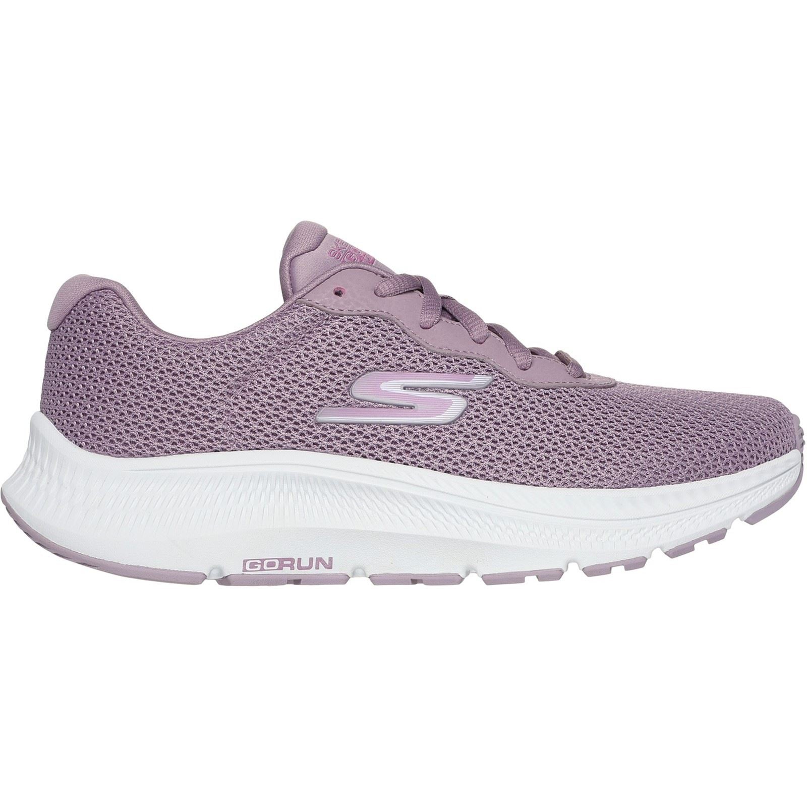 Skechers Go Run Consistent 2.0 Engaged Sneakers En Toile Mauve Pour Femme