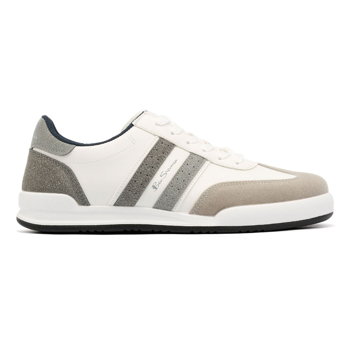 Ben Sherman Sokka Chaussures De Sport Blanches Pour Hommes