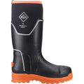 Muck Boots Grit S5 Bottes En Caoutchouc Pour Homme Noir/Orange