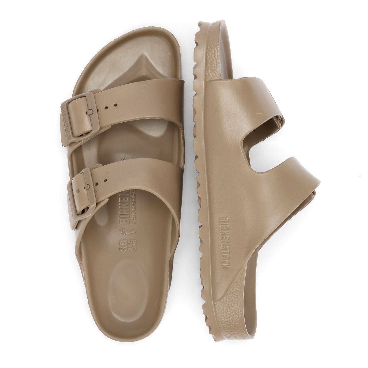 Birkenstock Arizona Eva Narrow Fit Sandales Grises Pour Femmes
