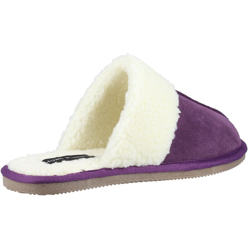 Hush Puppies Arianna Chaussons Violets En Daim Pour Femmes
