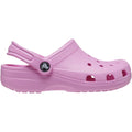 Crocs Classic Chaussures Plates Roses En Taffetas Thermoplastique