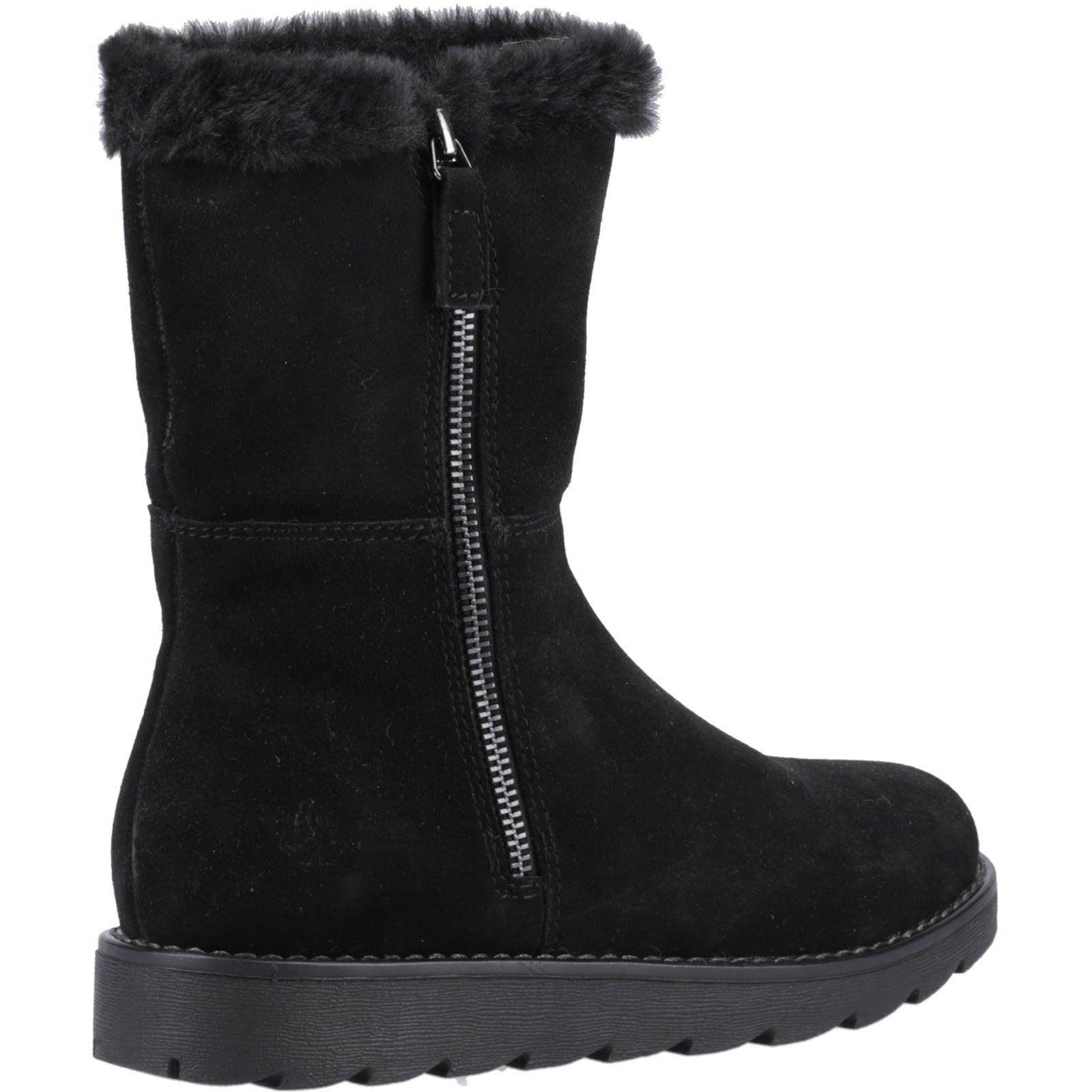 Hush Puppies Mary Bottes Noires Pour Femmes En Suède