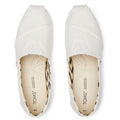 TOMS Alpargata Espadrilles Blanches Pour Femmes En 100% Coton