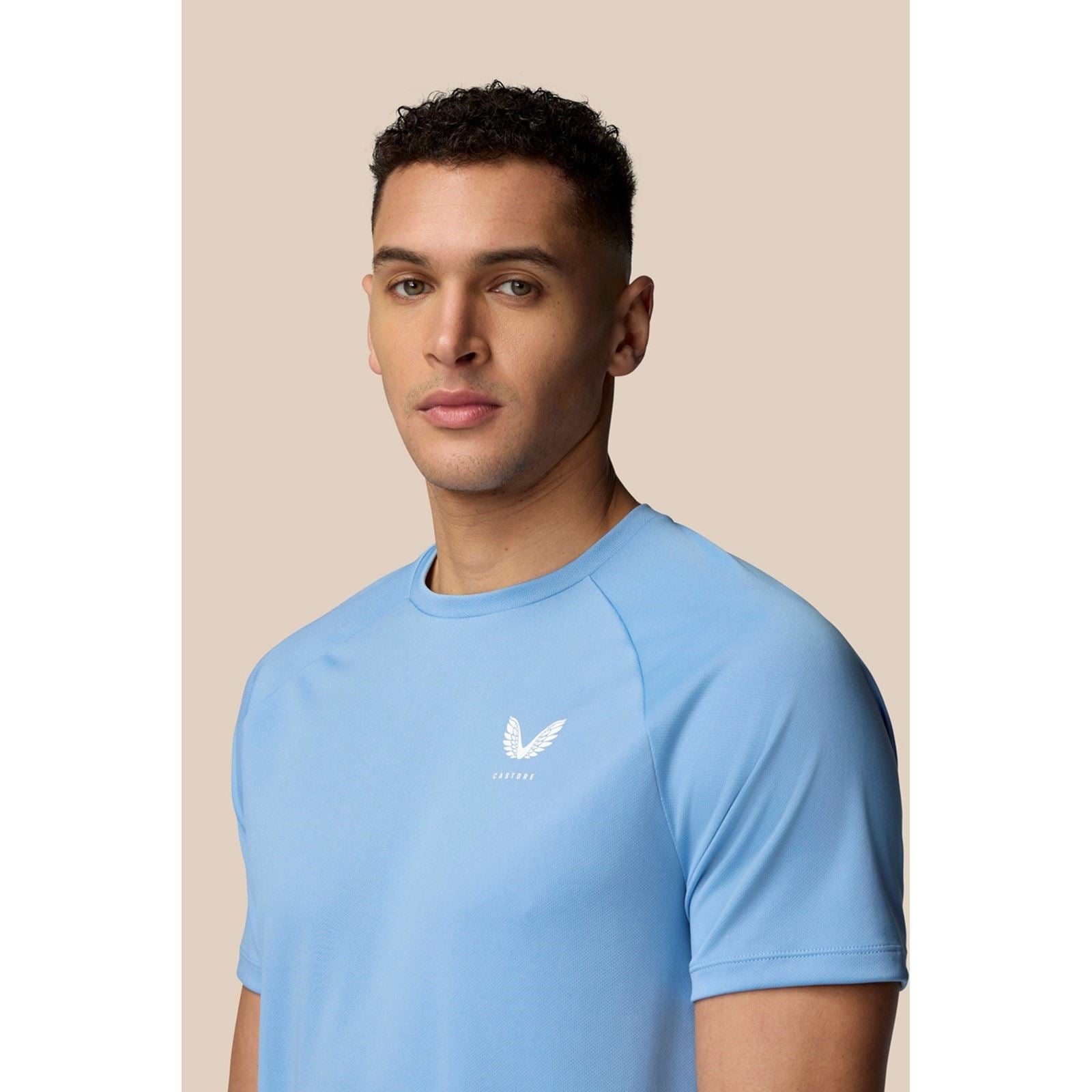 Castore Adapt Training T-Shirt De Sport Actifs Pour Hommes En Polyester Noir