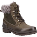 Cotswold Evenlode Bottes De Cheville D'hiver Pour Femme En Cuir Kaki