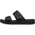 Crocs Brooklyn Buckle Sandales Noires Pour Femmes