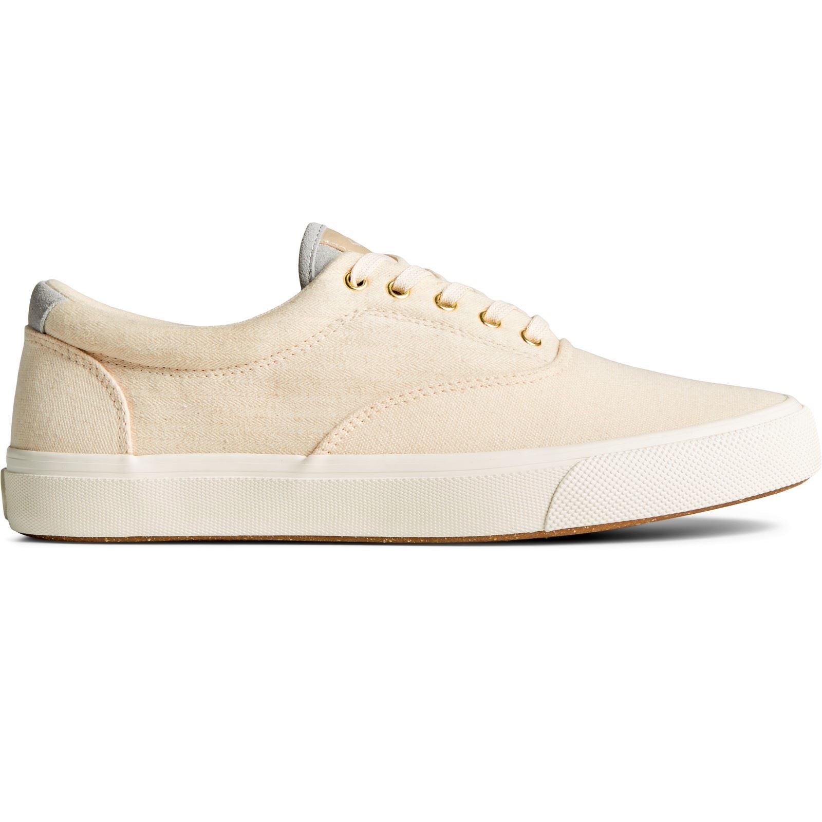 Sperry Men's SeaCycled Striper II CVO Baskets Naturelles En Coton Pour Hommes