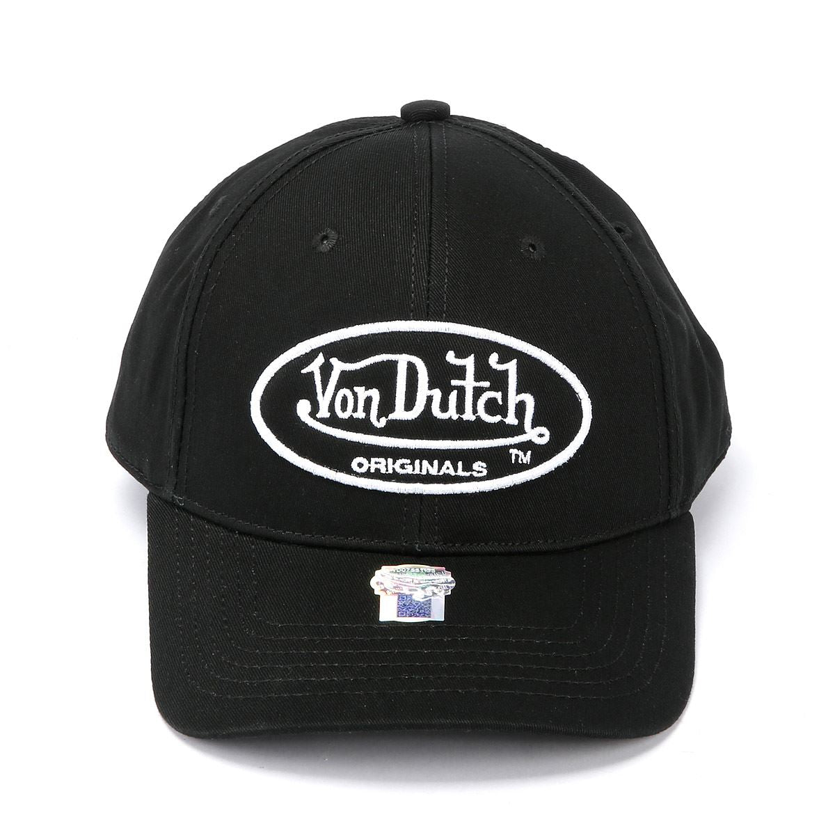 Von Dutch Baseball Casquettes Noires En Coton