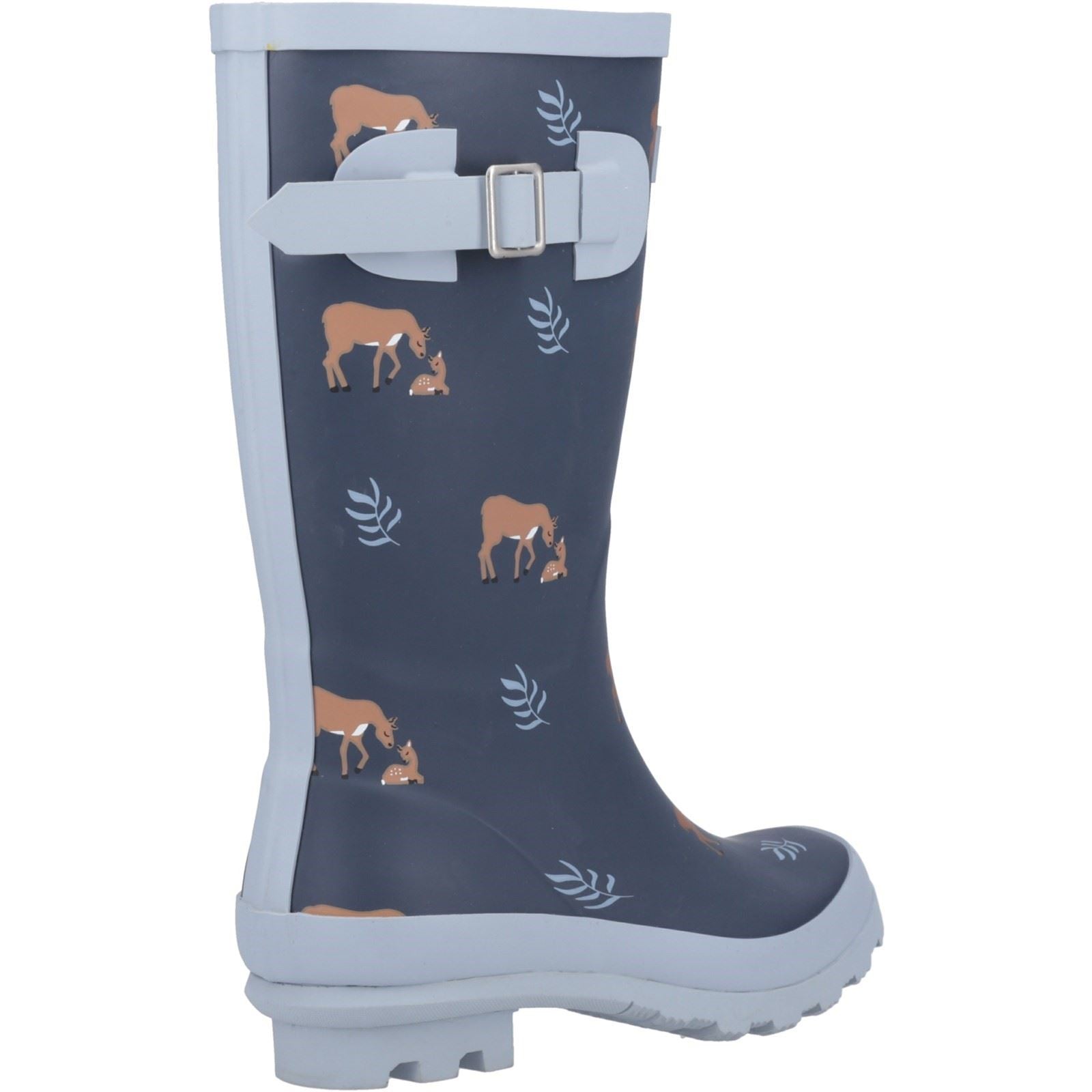 Cotswold Woodland JNR Bottes En Caoutchouc Pour Filles Deers