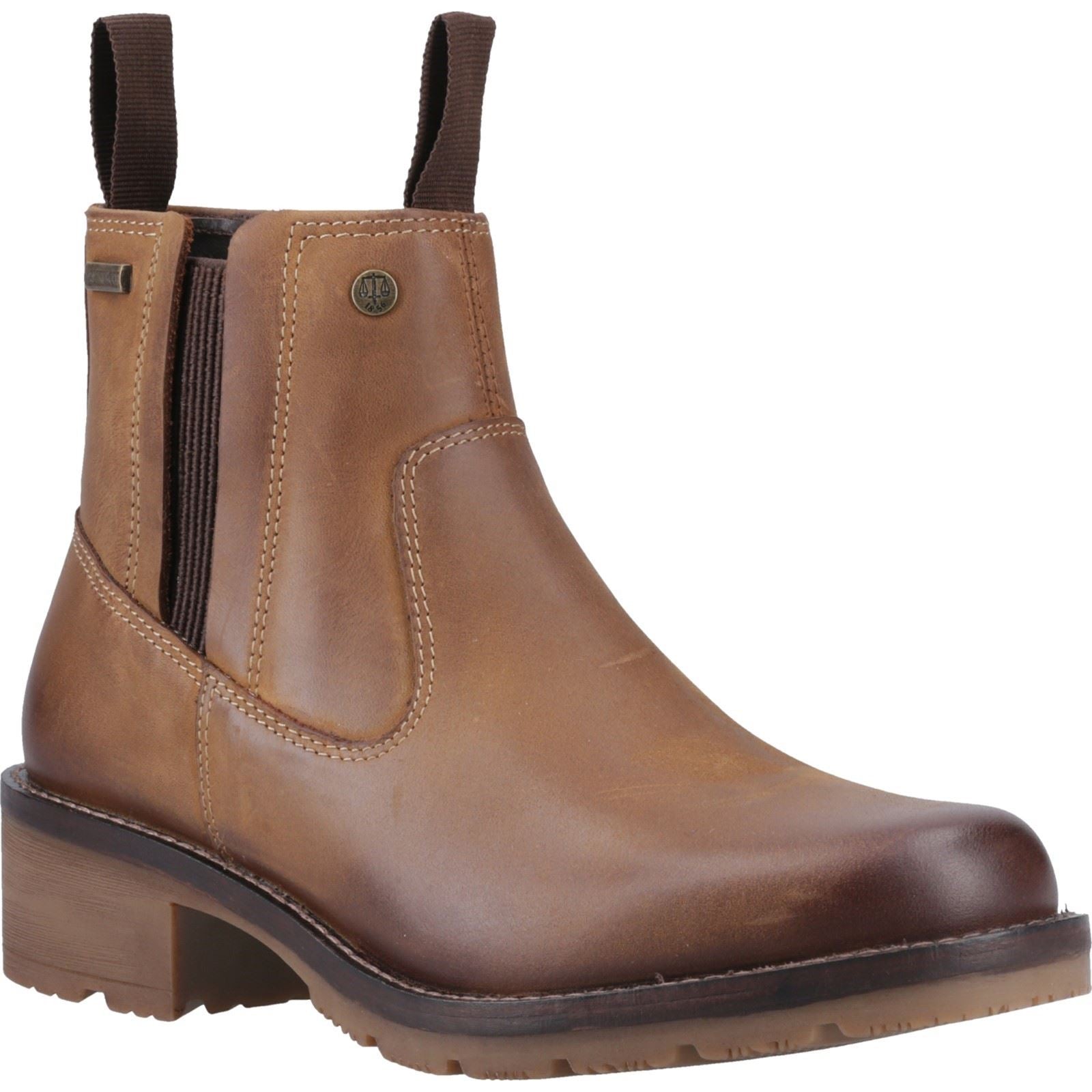 Hunter Skye Dealer Boot Bottes En Cuir Pour Femmes De Couleur Brun Foncé