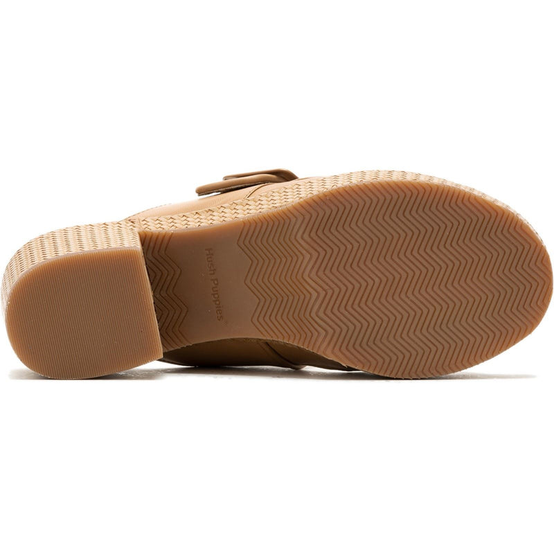Hush Puppies Poppy Sandales En Cuir Pour Femme Couleur Tan