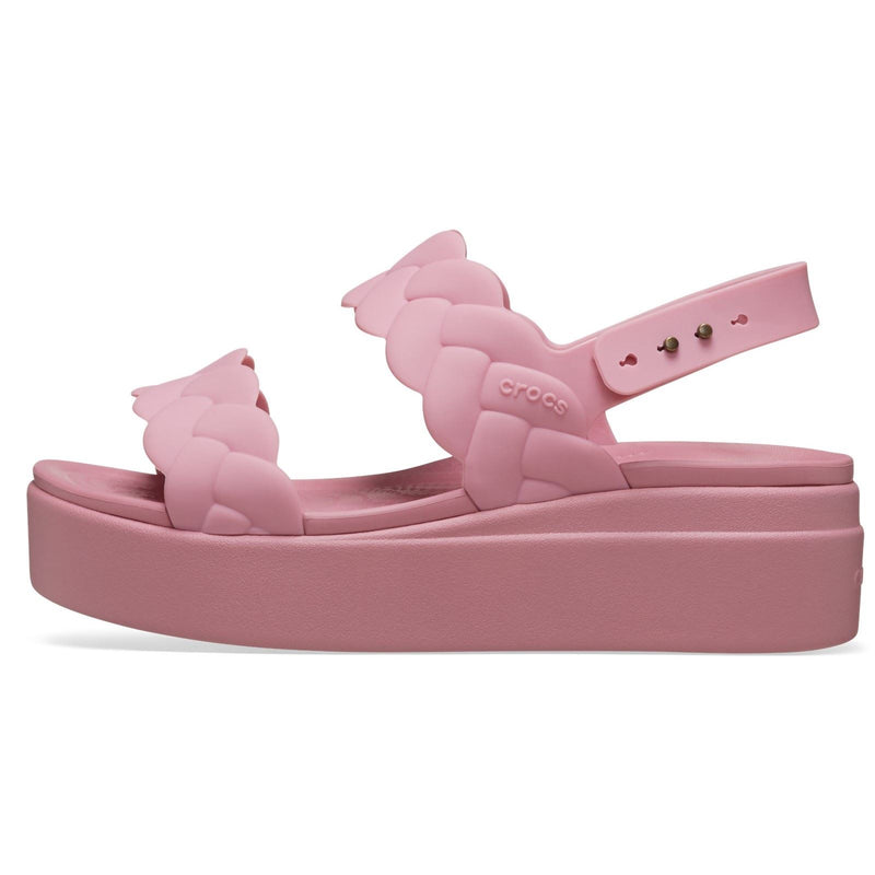 Crocs Brooklyn Woven Sandales Rosette Pour Femme En Thermoplastique