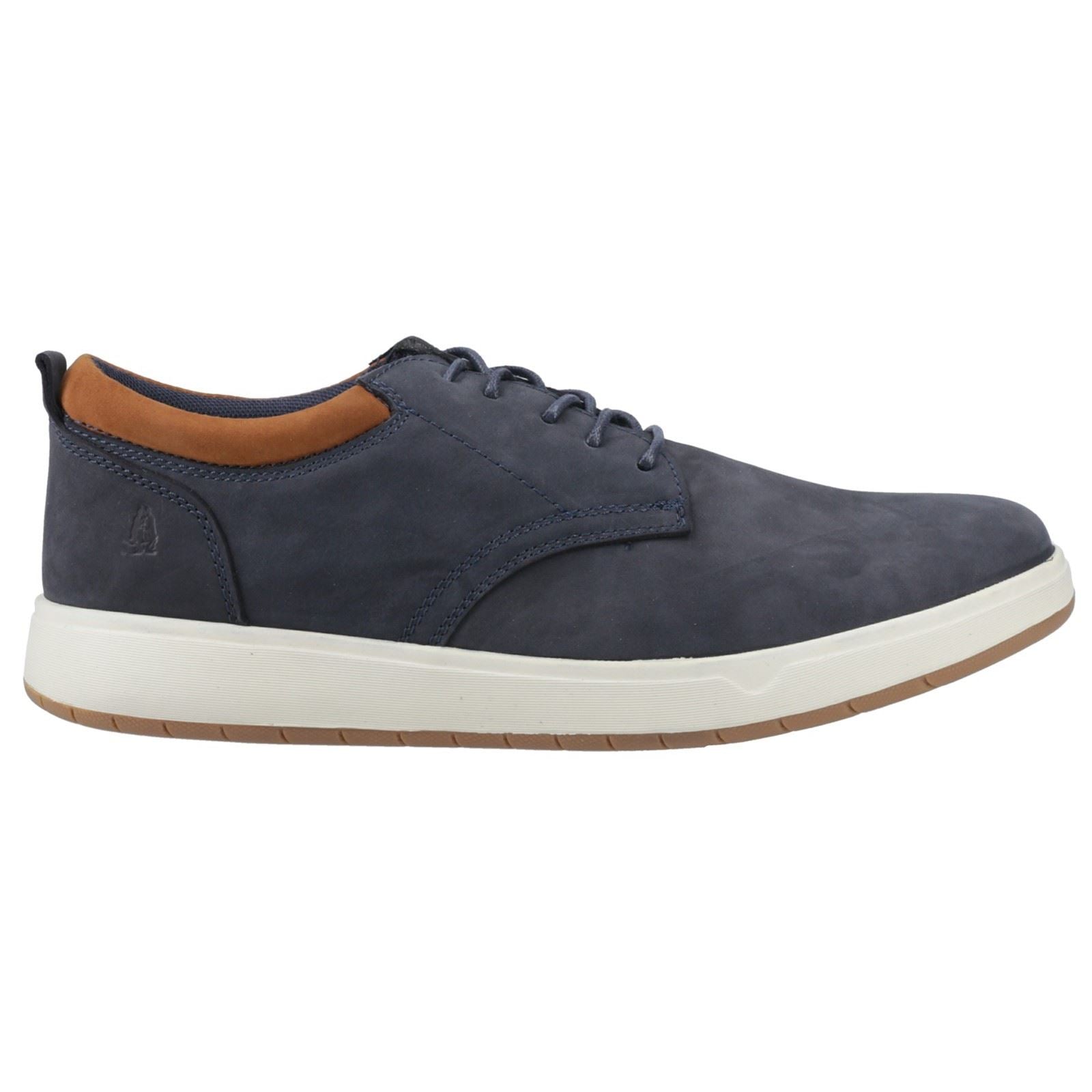 Hush Puppies Bowen Chaussures En Cuir Pour Homme À Lacets Bleu Marine